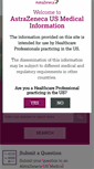Mobile Screenshot of medicalinformation.astrazeneca-us.com